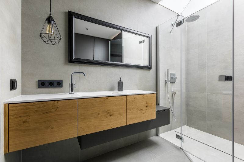 Floating Vanity and Modern Fixtures
